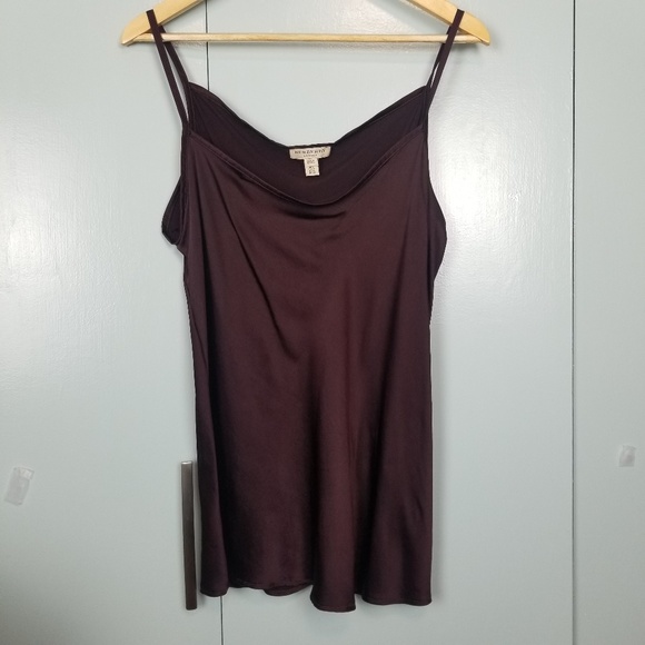 Burberry Tops - Burberry dark purple tank top size 12 -C4